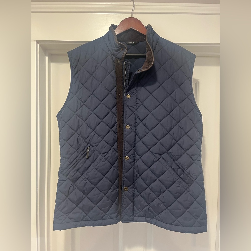 Genteal Northpoint Quilted Vest - Navy